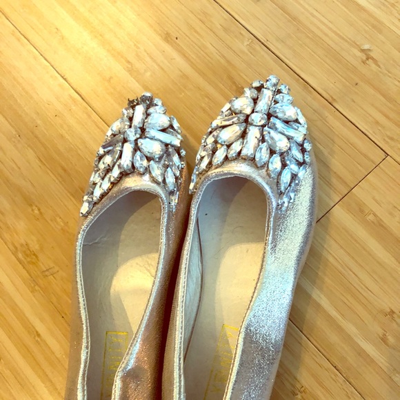 jeweled ballet flats